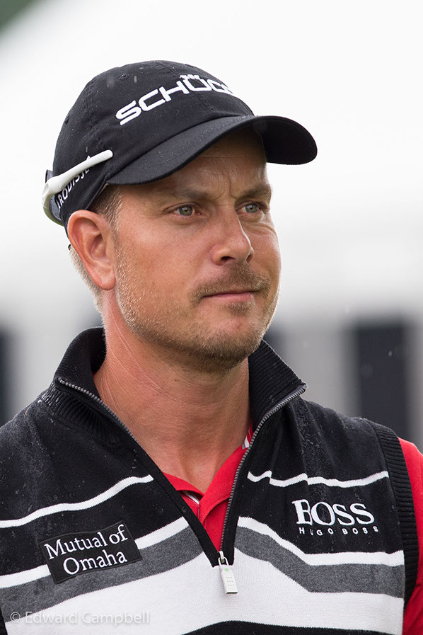 Henrik Stenson at 2013 Bridgestone Invitational World Golf Championship at Firestone Country Club, Akron, Ohio.