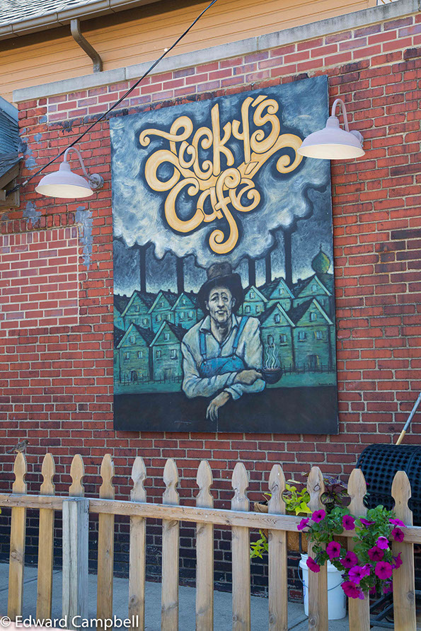 Lucky's Cafe in the historic Tremont neighborhood of Cleveland, Ohio offers quality foods crafted from locally sourced ingredients.
