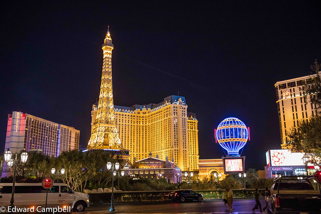 Paris Las Vegas Hotel on the Las Vegas strip